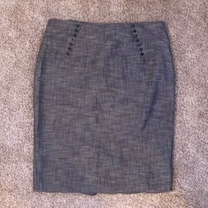 Grey cute pencil skirt